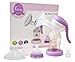 Price comparison product image Felicity Baby Care Manual Breast Pump | Portable Feeding Bottle With Lid | 100% BPA Free | Silicone Breast Shields | Air-Tight Suction