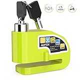 seguro para disco moto 📢【Duradero Y Resistente】 Hecho completamente de núcleo de aleación de aluminio y cuerpo de aleación de aluminio sin costura, es resistente al agua / serrado / resistente al corte / resistente a la corrosión / resistente a alta temperatura.