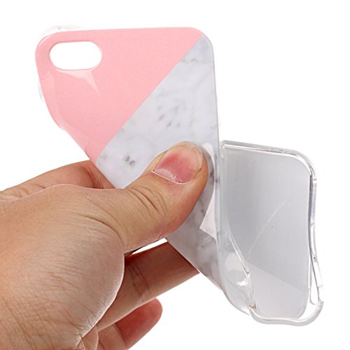 XiaoXiMi Funda iPhone 5 5S SE con Textura de M  rmol Carcasa de Silicona Slim Soft TPU Silicone Case Cover Funda Protectora Carcasa Delgado Ligero Caso Suave Flexible Casco Anti Rasgu  os Anti Choque para iPhone 5 5S SE - Geom  trico