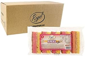 REGAL FOOD PRODUCTS BRINGING FOOD TO LIFE Regal Food Angel Sliced Cake Pack of 11 Soft Sponge Cake Slice- Golden Delight Snack