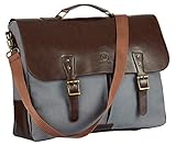 ★ HOCHWERTIGE QUALITÄT: Bei der Vollendung in HANDARBEIT wird darauf geachtet, dass die Arbeitstaschen für Herren mit besten Materialien verarbeitet wird