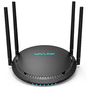 WiFi Router,WAVLINK 1200Mbps WiFi Router,High Power Gigabit Wireless Wi-Fi Router,Dual Band 5Ghz+2.4Ghz with 2 x 2 MIMO 5dBi Antennas Internet Router for Online Game&HD Video