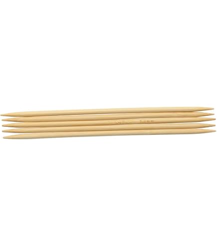 Aiguilles à Tricoter Double Pointe Prym - Bambou N°4.5 - 20cm - Pour Chaussettes Et Gants