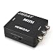 Produktbild Jmday HDMI zu AV CVBS Composite Video Audio R/L Konverter Wandler Adapter Converter 1080P For TV PS3 VHS VCR DVD - Schwarz