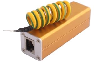 TechnoMedia Protezione da Sovratensioni Fulmini e campi magnetici RJ45 Presa di Rete LAN ethernet ip Camera
