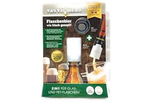 Taste Hero Flaschenaufsatz für Glas und PET Bier-Aufbereiter bekannt aus der Höhle der Löwen