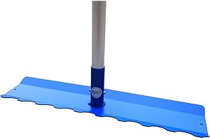 INDOOR OUTDOORS MegaMaxx UK Heavy Duty Concrete Rake Tool - Floating, Tamping and Spreading Tools - Adjustable Handle - Lightweight Design, Easy Attachment, Masonry Equipment