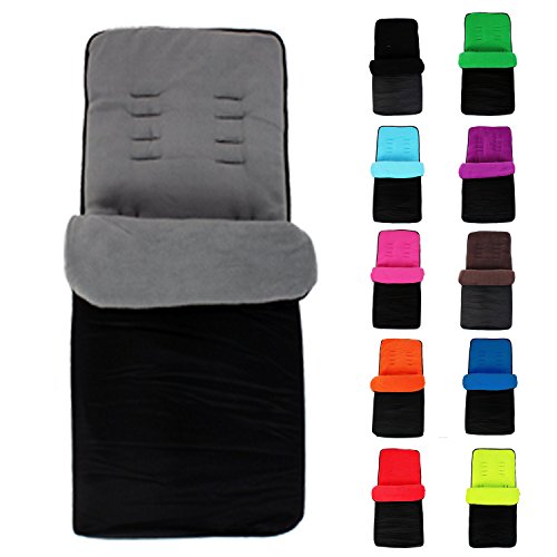 Universal Footmuff To Fit Silver Cross Pop / Fizz / Reflex - Grey