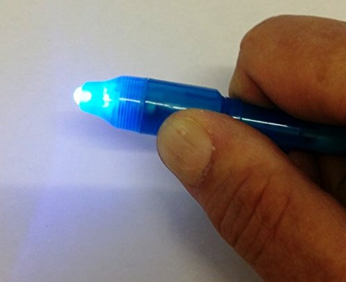 UV- Geheimstift Geheimstifte 12 Stück (12), exclusiv hergestellt für hillfield® - 3