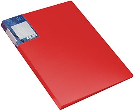 HF2 A4 Display Book Deluxe with 30 Pockets - Red