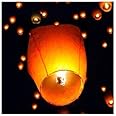 Ekdant Sky Flying Lanterns Assorted Colorful 100% Biodegradable Lanterns | Japanese/Chinese Lanterns for Weddings, Celebrations, Ceremonies (Pack of 4)