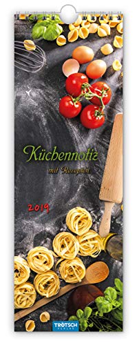 Terminkalender Küchennotiz 2019 Terminplaner Notizkalender Küchenkalender mit Ringbindung: Mit Rezepten!