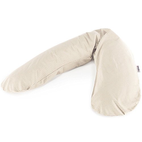 Theraline 51017502 Das Original Stillkissen, 190 cm inkl. Bezug Punkte, beige