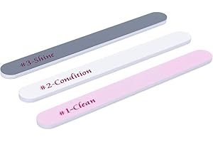 nippes Solingen Nagelglanzpolierer | 59/3 Polierfeilen Set 3-teilig, Zum Nivellieren, Glättern und Polieren der Nägel