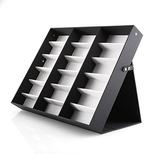 Femor brillenständer für 18 Paare Brillen Aufbewahrung Brillendisplay (18 Paare Brillen) - 2