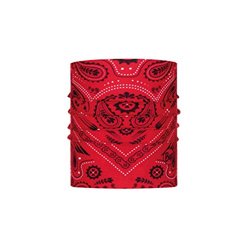 Buff New Cashmere Tour de Cou Chien Mixte Enfant, Rouge, FR : S (Taille Fabricant : S/M)