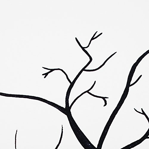 Fingerabdruck Hochzeitsbaum Gästebuch Weddingtree Leinwand Hochzeit Deko – Baum der Liebe, 60X75CM - 5