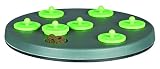 juego del conejo esqueleto Tablero de juego con tapas 7: Para levantar la tapa alcanza el conejo su recompensa.^Tabla Juegos Snacks conejos, Plástico, ø20 cm     .^Tabla Juegos Snacks conejos, Plástico, ø20 cm     .