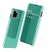 Produktbild Etui Schutzhülle Tasche Case für iPhone 11 6.1 Zoll Mirror Clear Hülle View Standing Cover Spiegel Makeup Bright Crystal Flip Folding Kickstand Protective Bumper Case für iPhone 11 6.1 Zoll Grün