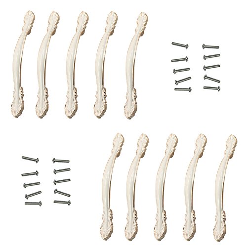 FBSHOP(TM) 10pcs Europäische Stil Kabinett Schublade Ivory Weiß Dresser zieht Türknopf/ MöbelKnopf /Möbelgriffe für Badezimmer ,Anrichte,Schränke, Schrank,Möbel Hardware FBSHOP(TM) 10pcs Europäische Stil Kabinett Schublade Ivory Weiß Dresser zieht Türknopf/ MöbelKnopf /Möbelgriffe für Badezimmer ,Anrichte,Schränke, Schrank,Möbel Hardware