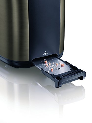 Philips HD2628/80 Metall-Toaster, Doppelschlitz, 2 Funktionen, titanfarben - 4