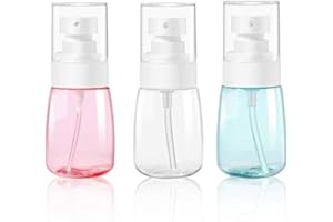 JAWSEU 30 ml Transparente Sprühflasche,Leer Spray Feinnebel Sprühflasche Reisezerstäuber,Kleine Nachfüllbar Atomiser Flasche für ätherische Öle,Duftölprobe,Aromatherapie,chemische Flüssigkeit (3 Stück)