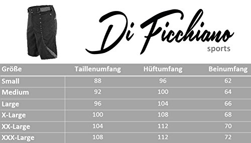 Di Ficchiano Herren Radhose / Radshorts Lecce mit Sitzpolster - 5