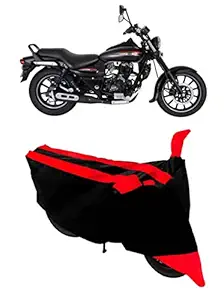 ABORDABLE Water Resistant Dustproof Bike Cover Compatible with Bajaj Avenger 220 Street All Weather Quality Fabric (Red)