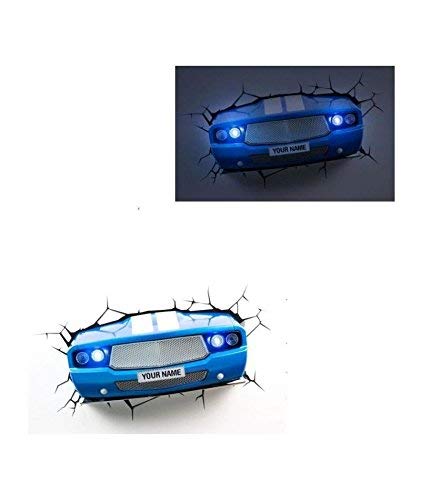 3D Deco Light Lampara LED decorativa de ambiente Azul