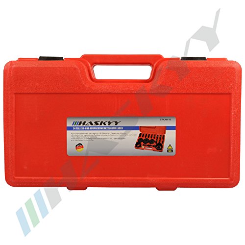 24 piezas Cojinete Rueda Herramienta Extractora de Cubo Montaje VW/AUDI / OPEL/FIAT / MERCEDES-BENZ/BMW/TOYOTA / FORD /PEUGEOT/CITROEN/RENAULT/ HONDA / MAZDA /MITSUBISHI/NISSAN/austin-martin craaw-15