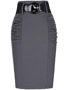 Kate Kasin Baumwolle Bodycon Bleistiftrock für Frauen Büro tragen