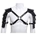 Produktbild Freebily Herren Wetlook Brust Harness Geschirr Körper Harness Leder Body Bondag BDSM Kostüm Clubwear