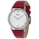 Boccia Damen Digital Quarz Uhr mit Leder Armband 3265-01