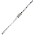 MGN12H Miniature Linear Rail 450mm Length 12mm Width + Slide Block for DIY CNC Routers Lathes