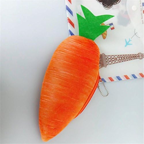 Pencils Holder,GOODCULLER Vintage Cute Soft Plush Pencil Pen Case Novelty Makeup Cosmetic Pouch Bag Zipper (C)