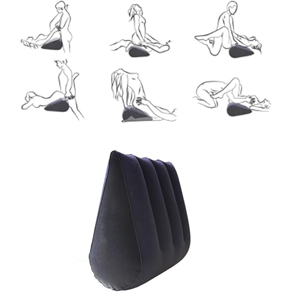 Cuscino Gonfiabile Triangolare Per Gambe E Schiena - Supporto Lombare E Posturale - Foto 9