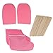 Produktbild Sharplace Paraffinbad Handschuhe Socken Set + Paraffin Holzstäbchen Zubehör -Hand Spa