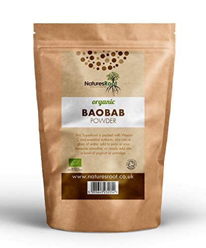 Natures Root Bio Baobab polvere - Frutta polvere per frullati & shakes