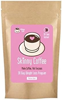 The Skinny Caffe Weight Loss Coffee - 30 Day Supply, Original Medium Roast