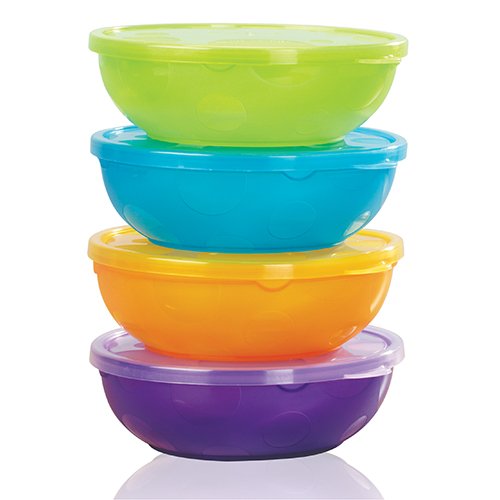 Munchkin 011612 Bowls with Lids (Pack of 4)