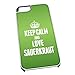 Produktbild Weiß Schutzhülle für iPhone 5/5S 1500 grün Keep Calm und Love Sauerkraut