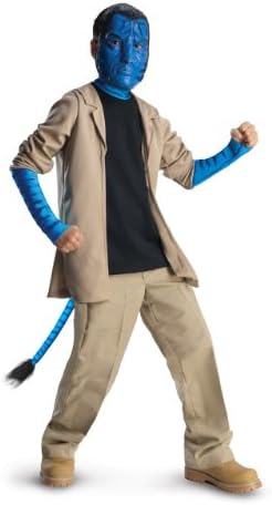 Avatar Costume, Kids Jake Sully Outfit, Large, Age 8 - 10, HEIGHT 4’ 8” - 5'