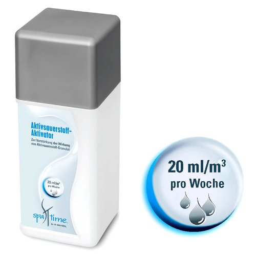 SpaTime SPAR-SET> Aktivsauerstoff-Pflege 2,0 kg – BAYROL Spa Time – Set für die Whirlpoolpflege mit Sauerstoff – Aktivsauerstoff-Granulat 1,0 kg + Aktivsauerstoff-Aktivator 1,0 l hier in diesem Set - 3