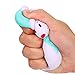 Produktbild Bluestercool Niedlicher Cartoon-Stressabbau, Scented Squishy Charme langsam steigende Squeeze Simulation Kinder Spielzeug/Telefongurte (Schneemann B)