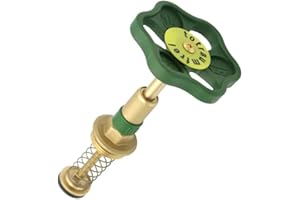 STABILO SANITAER Stabilo-Sanitaer KFR Oberteil 3/4 Zoll lang Messing Hahnoberteil Wasserhahn Ventiloberteil Freistromventil