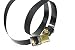 Produktbild Schwarze FPV HDMI Kabel Mikro HDMI 90 Grad abgewinkelt auf Standard HDMI Full HDMI Normal HDMI für panasonic lumix GH4 blackmagic BMPCC sony alpha sony A5000 A6000 A7S A7R DJI 30CM