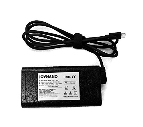 JoyNano 45W USB-C Netzteil (20V 2.25A, 15V 3A, 12V 3A, 9V 3A, 5V 3A Max) Kompatibel Dell XPS 12/13 ThinkPad X1 Tablet 12 Zoll 13 Zoll und mehr (Schwarz) - 2