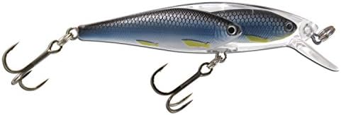 Blue Twist 10cm Freshwater Lure Bass Lures Saltwater Swimbait Hard Fishing Lure Diving Bass Bait Grey and Blue