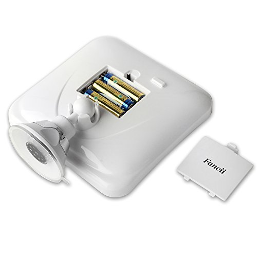 Fancii 7-fach Vergrößerung Kosmetikspiegel beleuchtete – Tageslicht Schminkspiegel – Kompakt, Saugnapf, 360° Drehung, Tragbar Rasierspiegel Spiegel mit LED Beleuchtung (Eckig) - 8