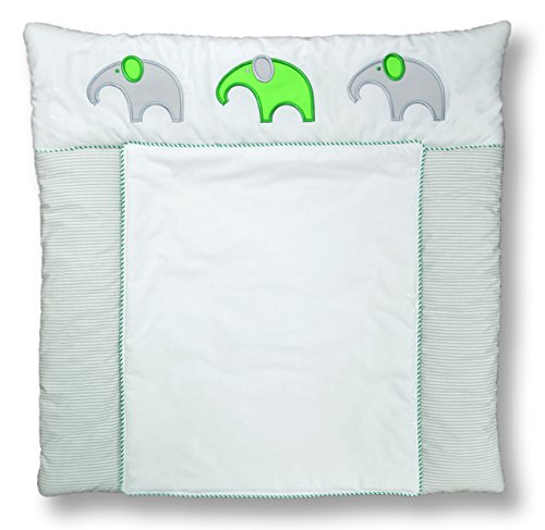 Preisvergleich Produktbild Amilian® Wickelauflage mit abnehmbaren Bezug und Applikation Elefant (85x70cm(BxL))